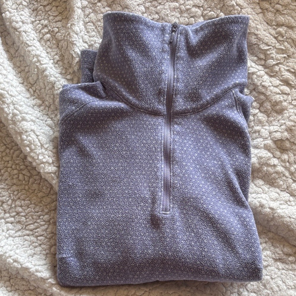 Columbia Women's Light Purple Half-Zip Sweater